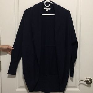 Chaus Navy Knit Cardigan size S
